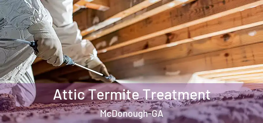 Attic Termite Treatment McDonough-GA