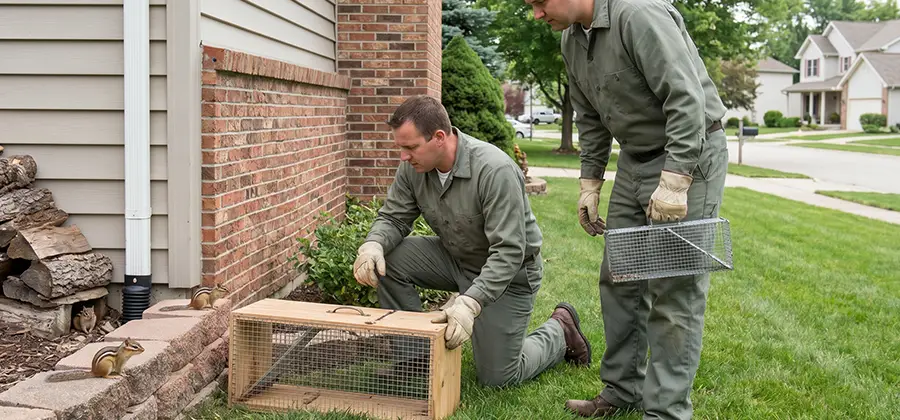 Remove Chipmunks From Yard in McDonough