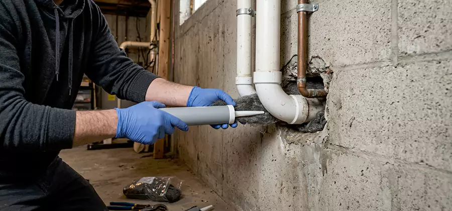 Mouse Proofing Pipes in McDonough
